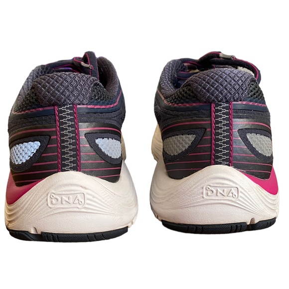 Brooks Dyad 9 Dark Blue/Fuchsia Running Shoes Womens 6.5M - Picture 3 of 8